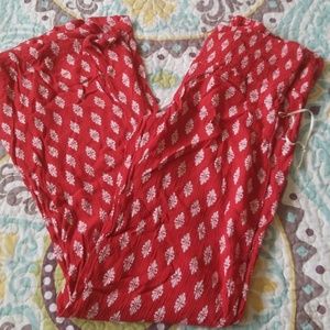 Gauze Like Palazzo Pants Medium